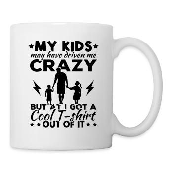 Mes enfants m’ont peut-être rendu fou - Mug blanc - blanc - Droite