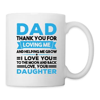 Father daughter gift - Mug - white - Right