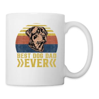 Best dog dad ever Rottweiler - Mug - white - Right
