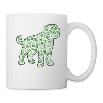 Rottweiler St. Patrick's day Irish - Mug - white - Right