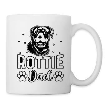 Rottie Dad - Tasse - Weiß - Rechts