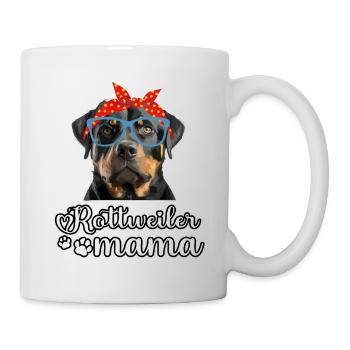 Rottweiler Mama - Tasse - Weiß - Rechts