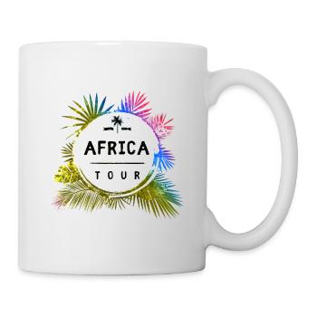 Afrika Tour Travel Bunt - Tasse - Weiß - Rechts