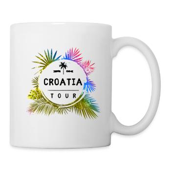 Croatia Tour Travel Colorful - Mug - white - Right