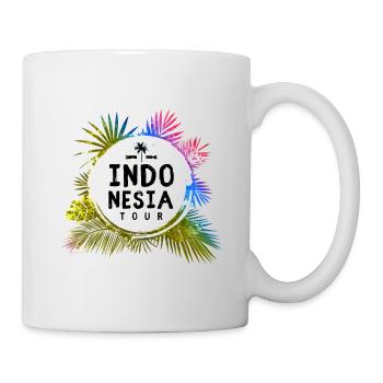 Indonesia Tour Travel Colorful - Mug - white - Right