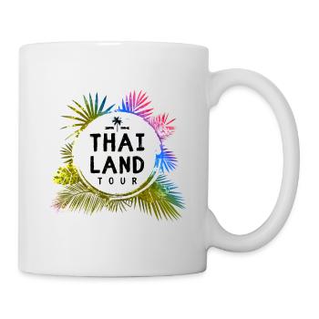 Voyage en Thaïlande Coloré - Mug blanc - blanc - Droite