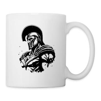 Spartan Warrior Sparta Gladiator - Mug - white - Right