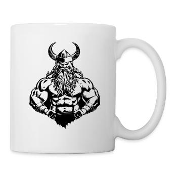 Viking Muscles Workout Fitness - Mug blanc - blanc - Droite
