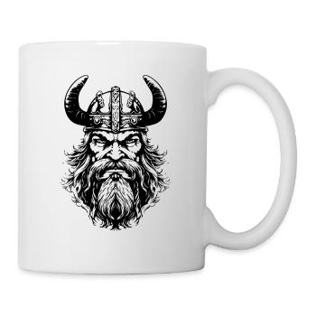 Wikinger Helm Valhalla - Tasse - Weiß - Rechts