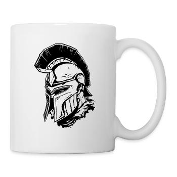 Spartan Warrior Sparta Head - Mug - white - Right