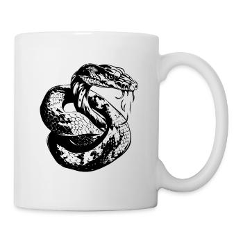 Snake Tattoo Cobra - Mug - white - Right