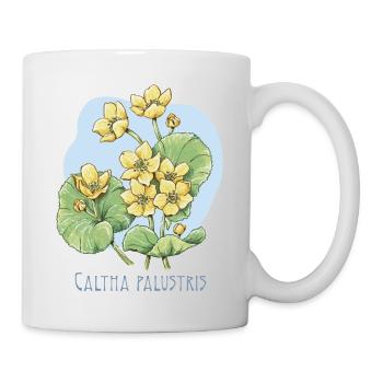 Duck botanical drawing - Mug - white - Right