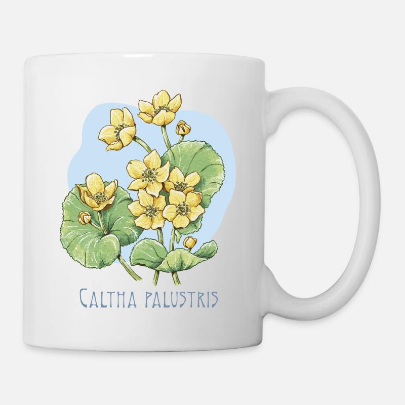 Dessin botanique de canard - Mug blanc - blanc
