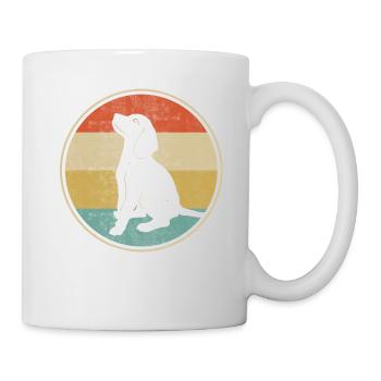 Beagle Dog Rétro - Mug blanc - blanc - Droite