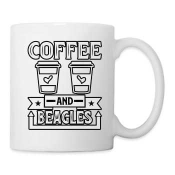 Coffee and Beagles - Mug - white - Right