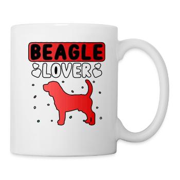 Beagle lover - Mug - white - Right