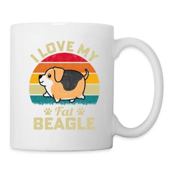J’aime mon gros Beagle - Mug blanc - blanc - Droite