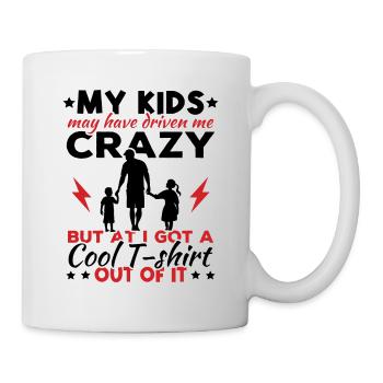 Mes enfants m’ont peut-être rendu fou - Mug blanc - blanc - Droite