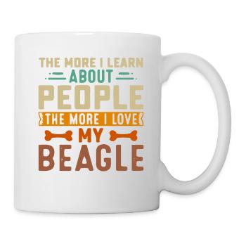Drôle de dicton Chiens Beagle - Mug blanc - blanc - Droite