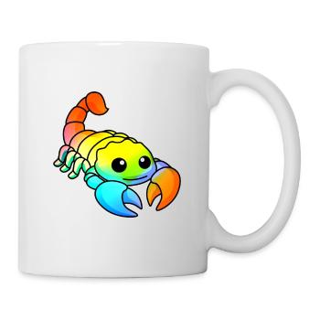 Scorpion Comic Animal - Mug blanc - blanc - Droite