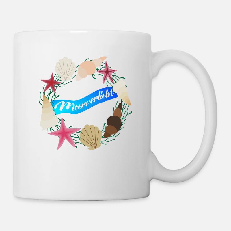 Meerverliebt - Tasse - Weiß