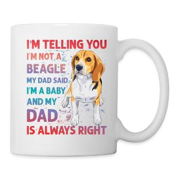 Beagle Funny Saying - Mug - white - Right