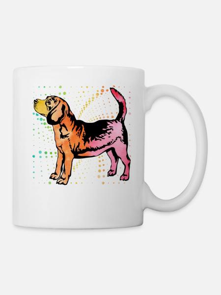 Beagle - Mug blanc - blanc