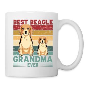Meilleure grand-mère Beagle de tous les temps - Mug blanc - blanc - Droite