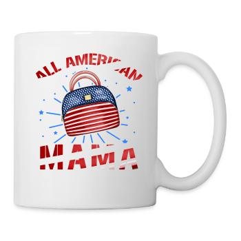 Maman américaine - Mug blanc - blanc - Droite