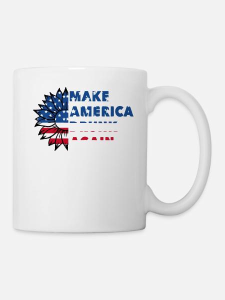 Make America Drunk again - Tasse - Weiß