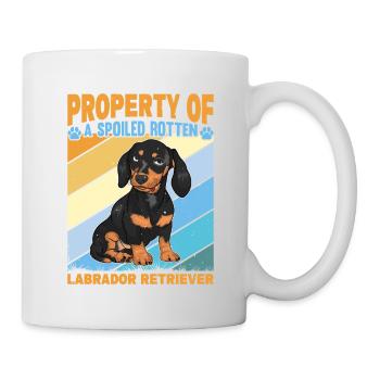 Property of a spoiled rotten Labrador Retriever - Mug - white - Right