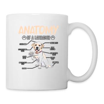 Anatomy of Labrador - Mug - white - Right