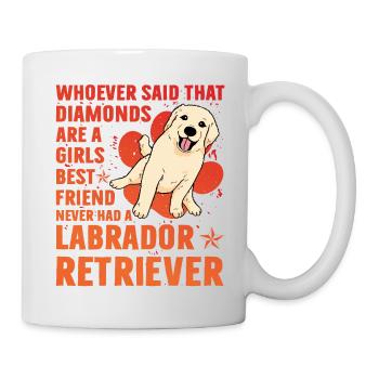 Labrador - Tasse - Weiß - Rechts