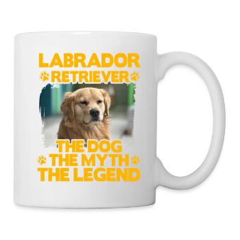 Labrador Retriever Le chien Le mythe La légende - Mug blanc - blanc - Droite
