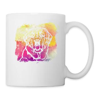 Labrador - Tasse - Weiß - Rechts