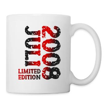 2008 Juli Limited Edition Geburtstag Geschenk - Tasse - Weiß - Rechts