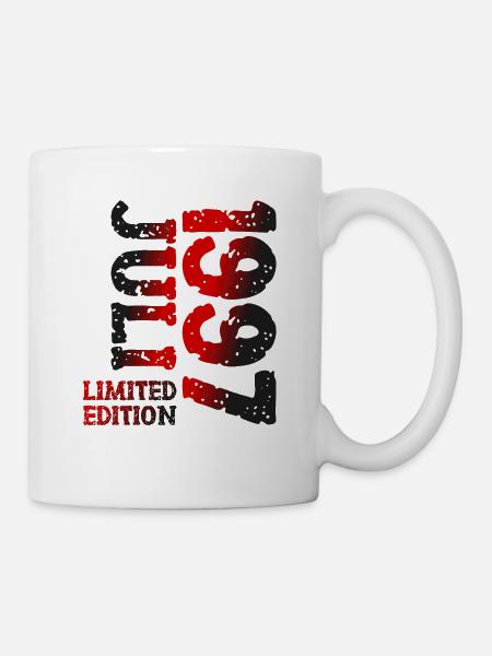 1997 Juli Limited Edition Geburtstag Geschenk - Tasse - Weiß