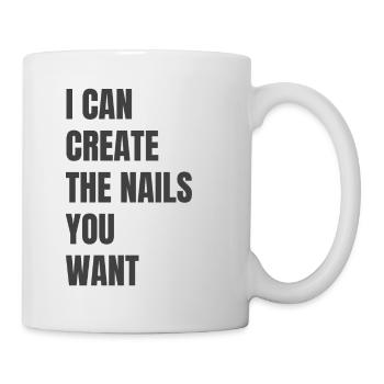 I create the nails you want manicure - Mug - white - Right