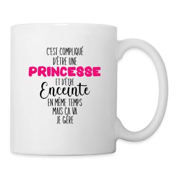 Idée Cadeau Future Maman Enceinte - Mug blanc - blanc - Droite