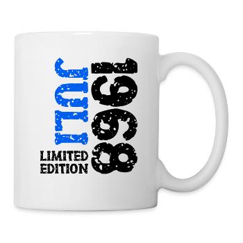 1968 Juli Limited Edition Geburtstag Geschenk - Tasse - Weiß - Rechts
