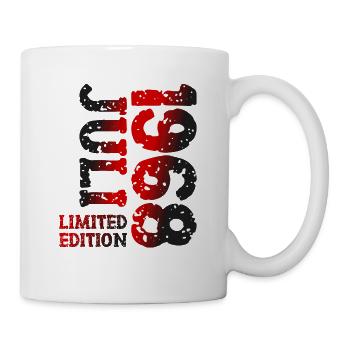 1968 Juli Limited Edition Geburtstag Geschenk - Tasse - Weiß - Rechts
