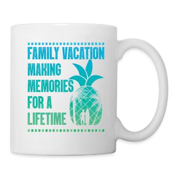 Vacances d’été en famille Créer des souvenirs - Mug blanc - blanc - Droite