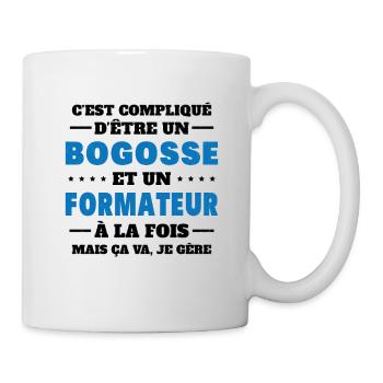 Bogosse Et Formateur Cadeau Meilleur Collègue - Mug blanc - blanc - Droite