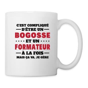 Bogosse Et Formateur Cadeau Meilleur Collègue - Mug blanc - blanc - Droite