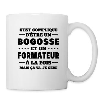 Bogosse Et Formateur Cadeau Meilleur Collègue - Mug blanc - blanc - Droite