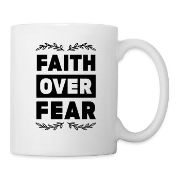 Bible Faith over fear - Mug - white - Right