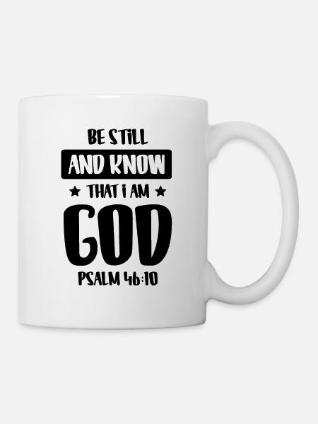 gott bibel - Tasse - Weiß