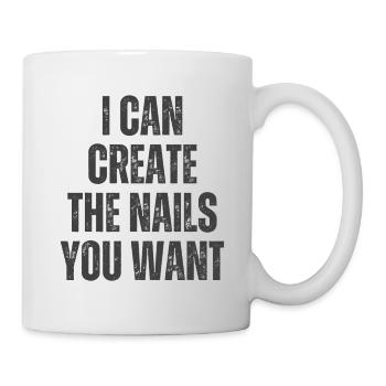 I create the nails you want manicure - Mug - white - Right