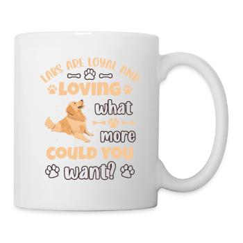 Labrador - Tasse - Weiß - Rechts