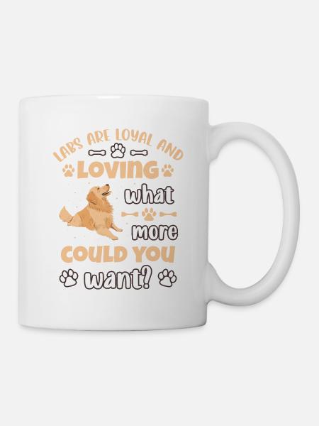 Labrador - Tasse - Weiß
